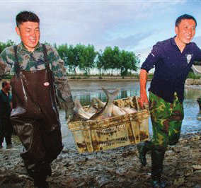 遼寧養前村有個豐漁節
